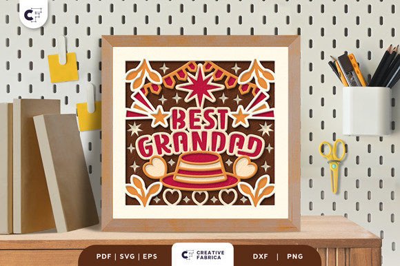 Best Grandad 3D Shadow Box Papercut: A Thoughtful Way to Honor Special Fathers