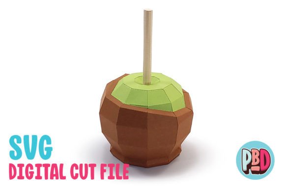Candy Apple 3D Papercraft