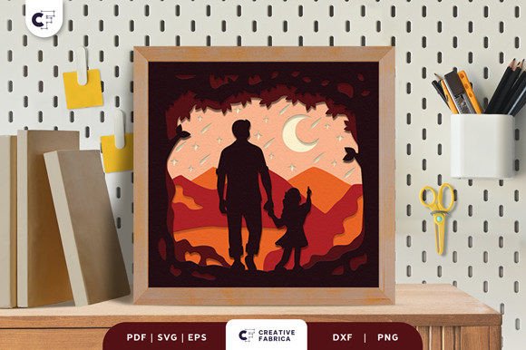 Father and Daughter 3D Light Box: A Detailed Evaluation