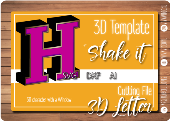 The Art of Personalization: Mastering the 3D Letter H with Window Design for Crafts and Events