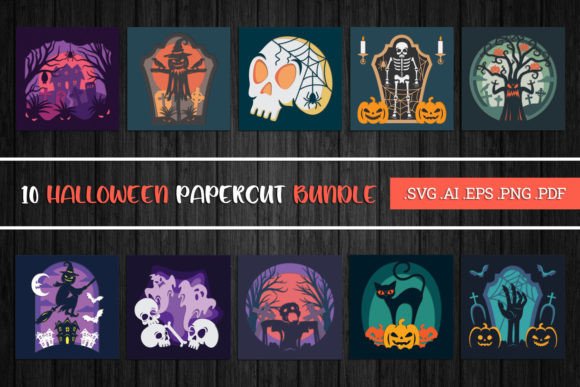 The Renaissance of Analog Aesthetics: Leveraging the Halloween Paper Cut Bundle - 3D SVG in Contemporary Design Workflows